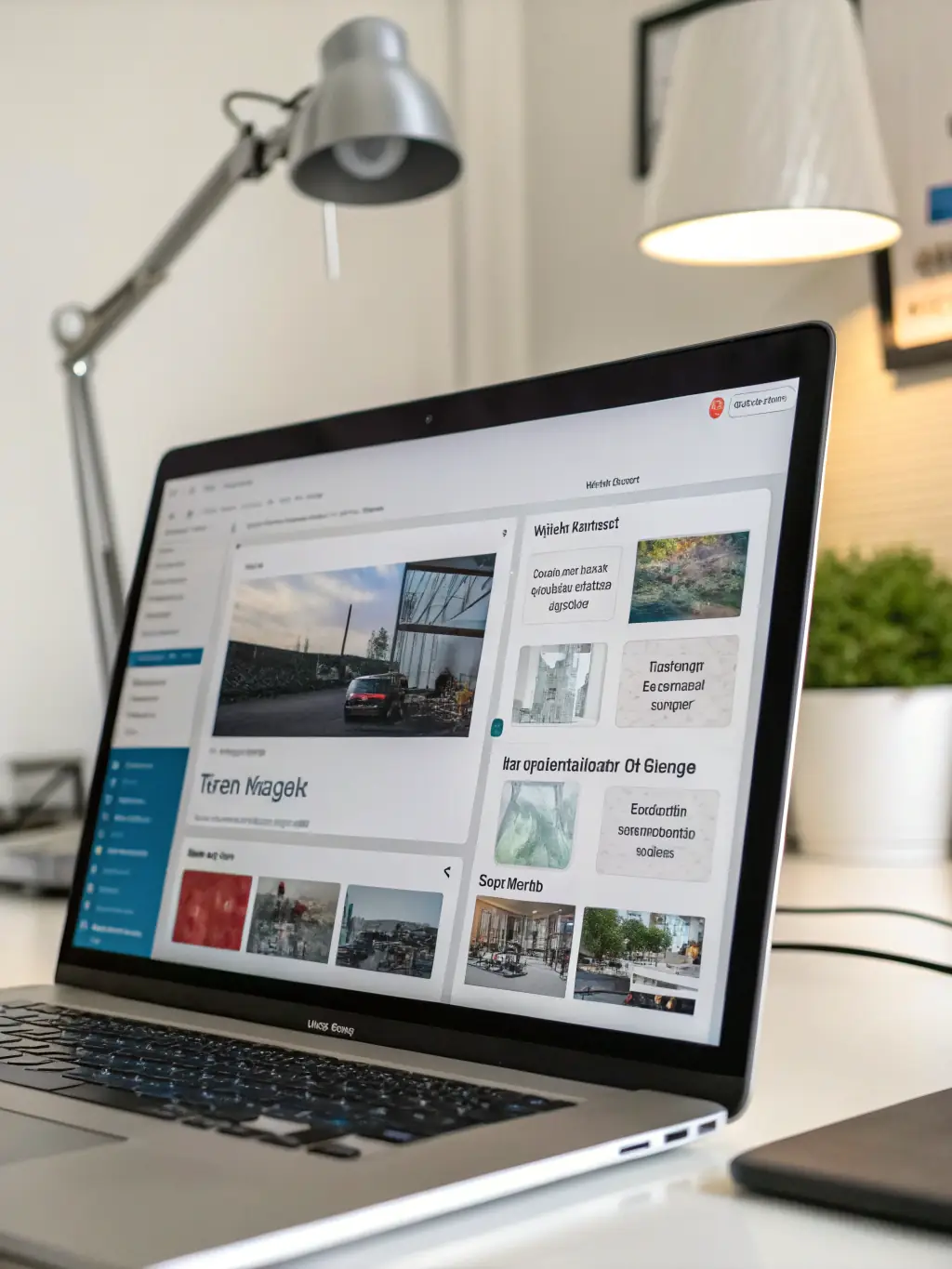 An image recognition system identifying objects in real-time within a web application, showcasing its capabilities in various industries.