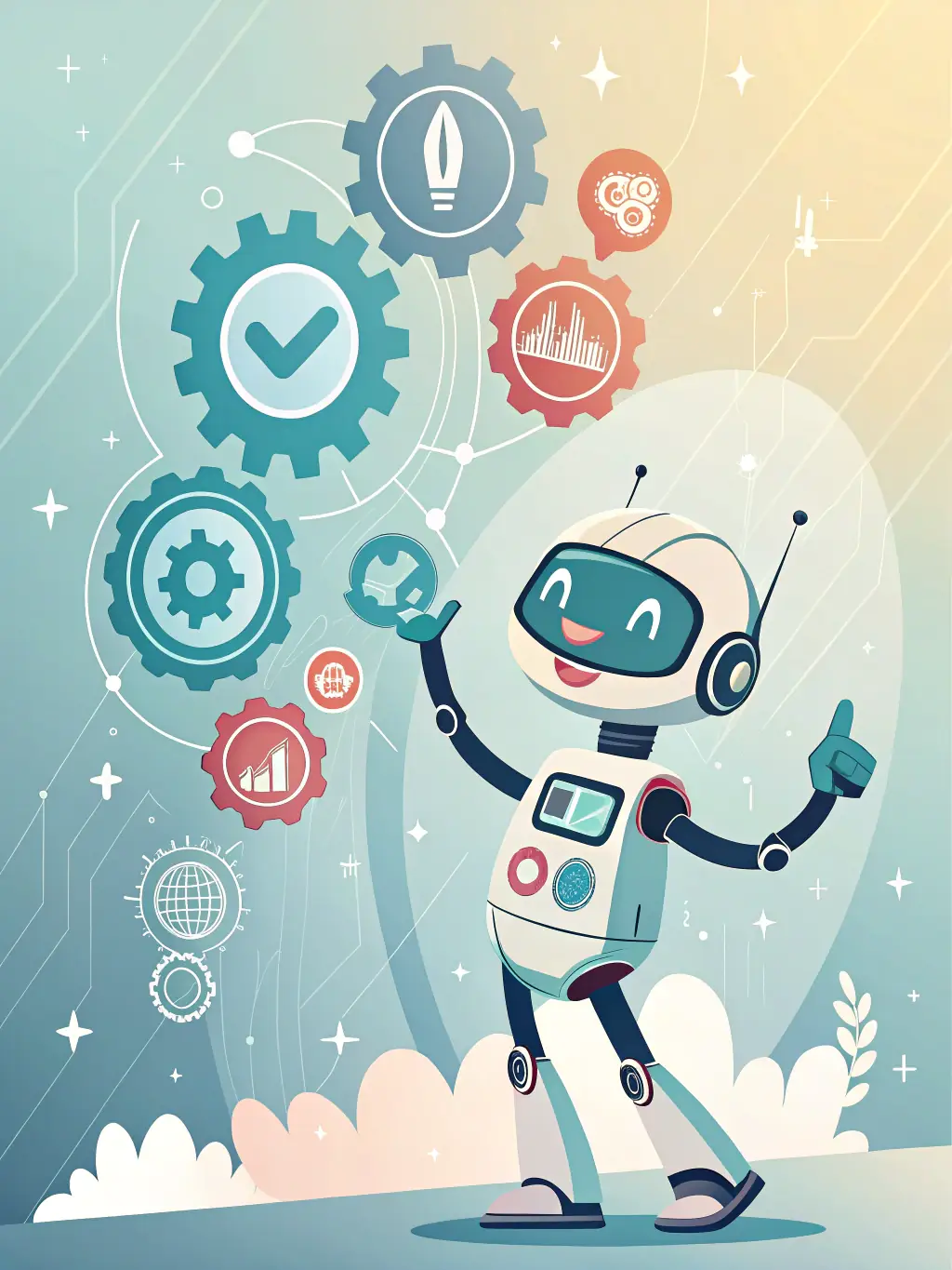 A chatbot interface seamlessly integrated into a web application, providing instant customer support and personalized recommendations.